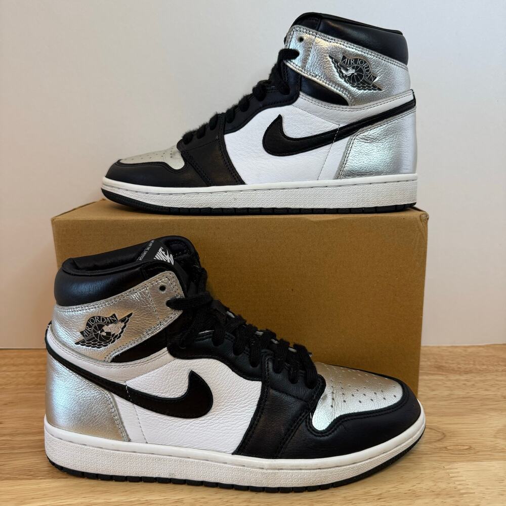 Jordan Air Jordan 1 High Silver Black White